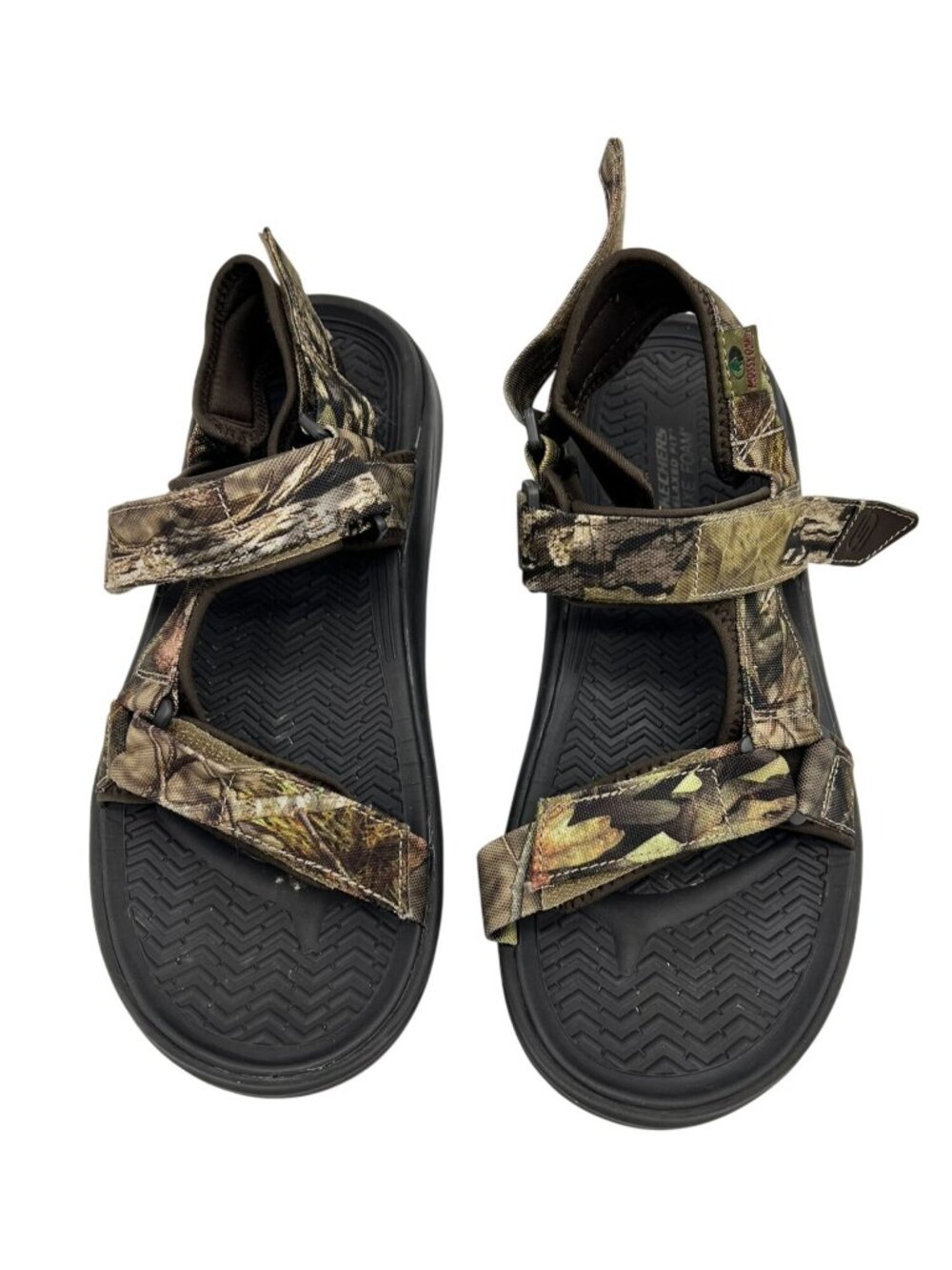 Skechers Mens Sargo Namor Cage Sandals Size 13 Green Camo Outdoors Casual 204355